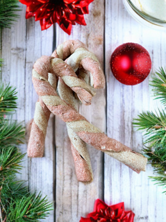 Dog Christmas Candy Canes